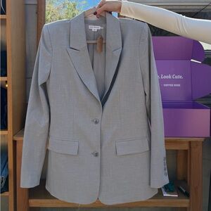 Good American Light Gray Blazer